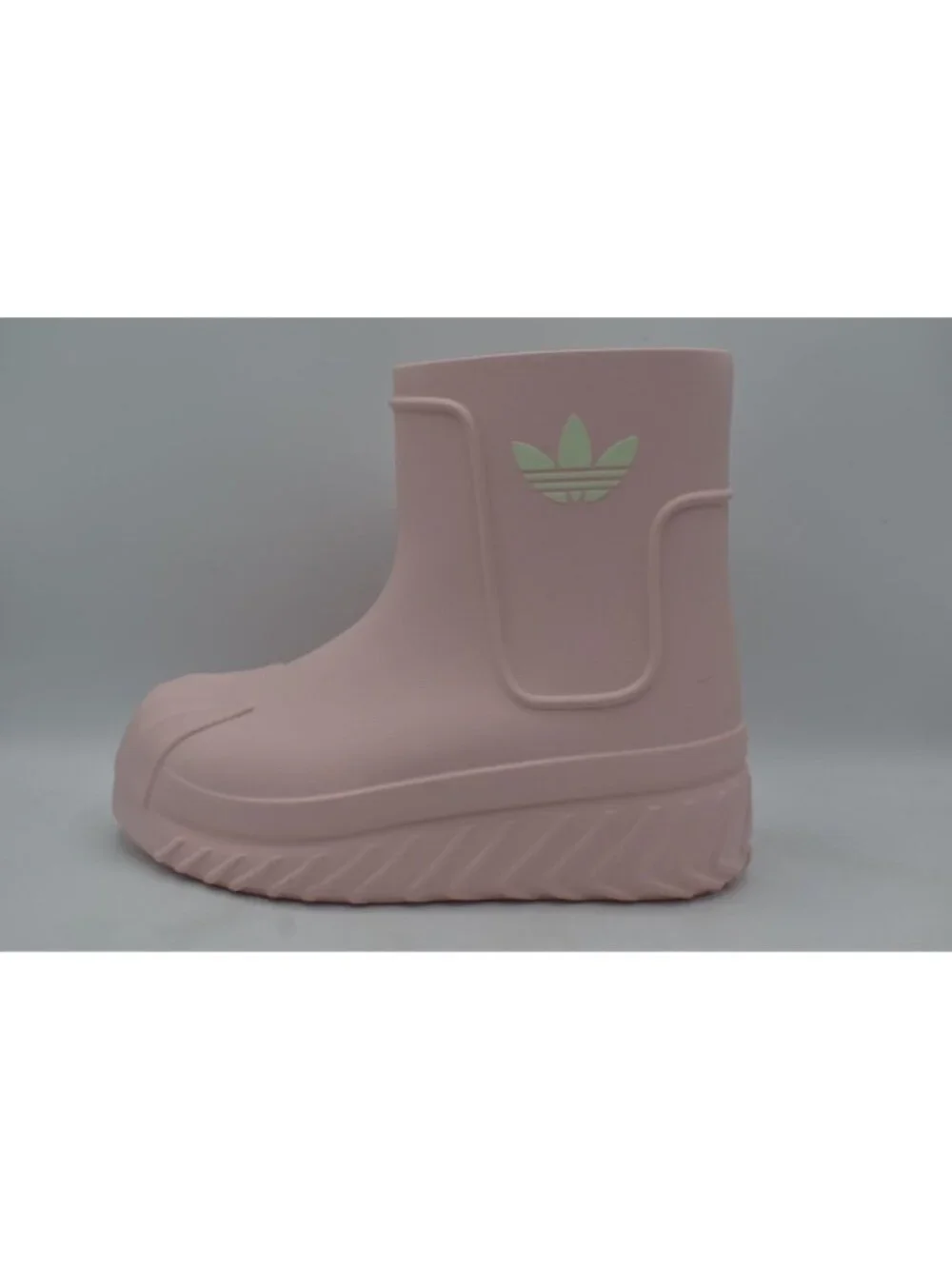 Adidas Women Size 8.5 Adifom Superstar Light Pink Rain Garden Slip On Boots